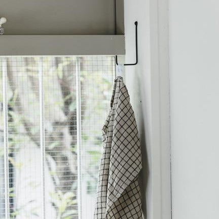 Handmade Iron Single Hook hardware Fog Linen Work
