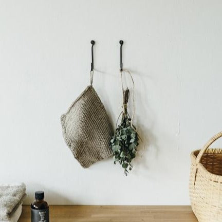 Handmade Iron Single Hook hardware Fog Linen Work