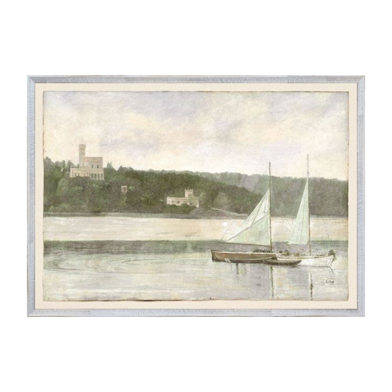 “Lake Day” Framed Art Print