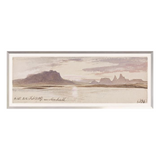 “Watercolour Mountains” Framed Art Print - Rug & Weave