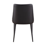 Set of Two Lola Dining Chair - Black - Rug & Weave