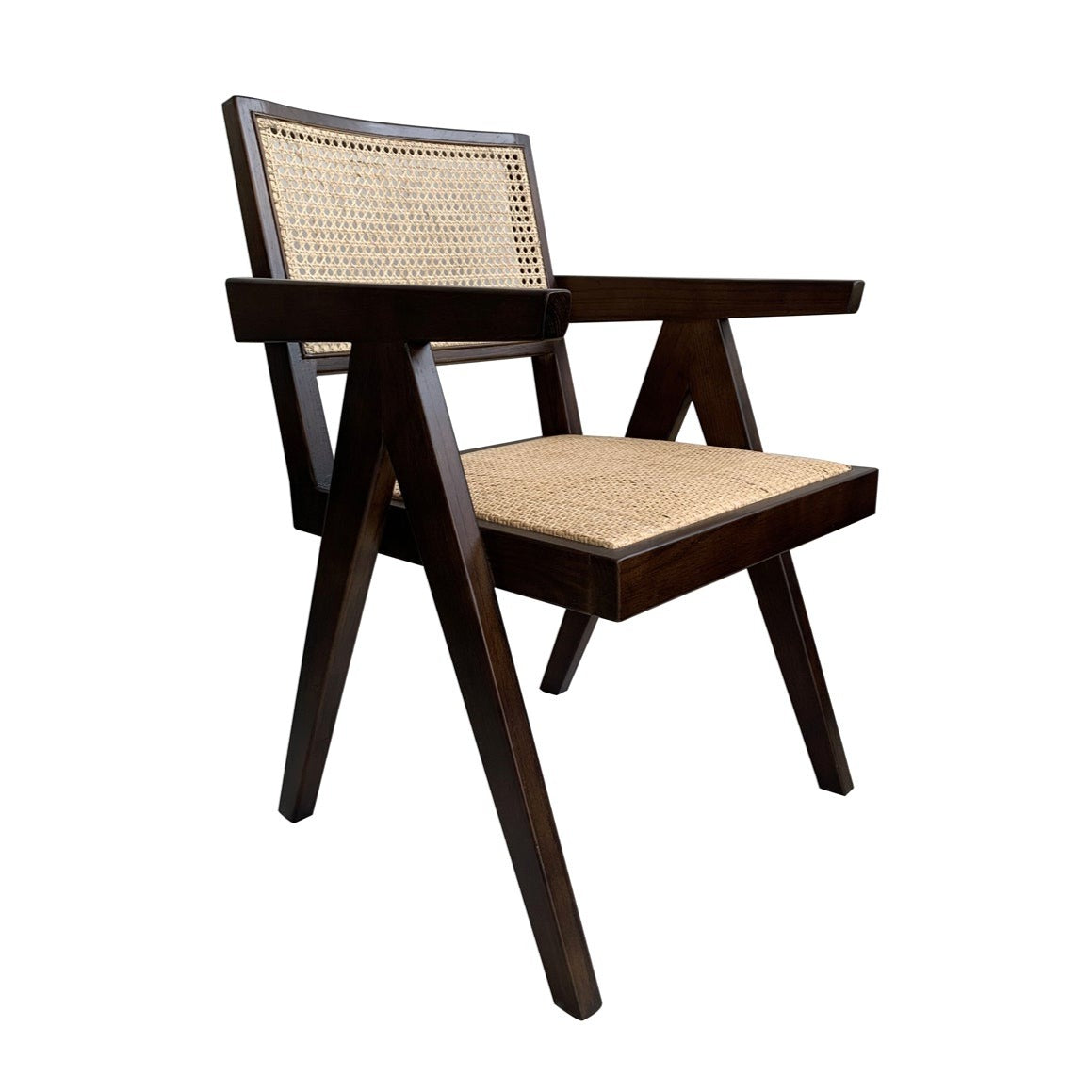 Set of Two Kashi Dining Chairs - Brown