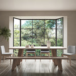 Set of two Diego Oak Dining Chair 10 - a - FURNITURE - dining chair Moe's Furniture