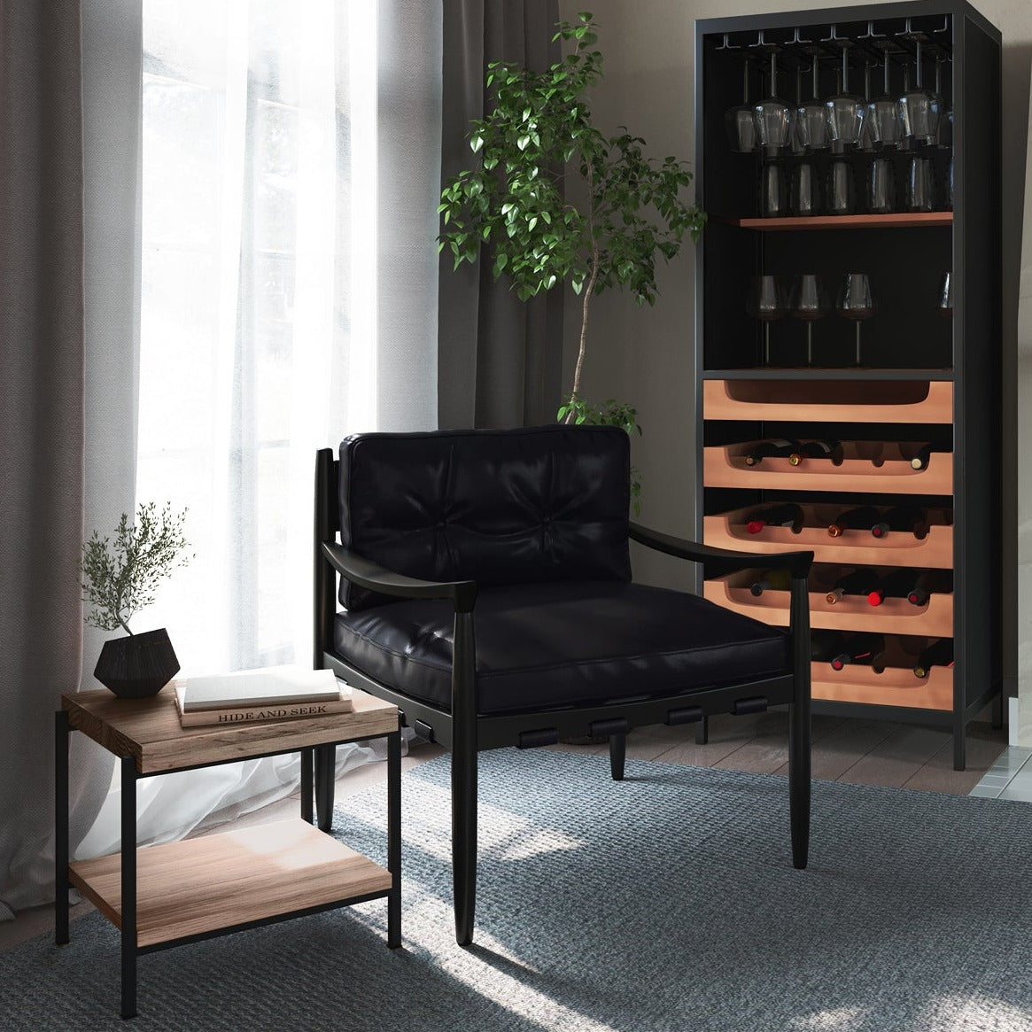 Millie Side Table 5 - a - FURNITURE - accent table - wood Moe's Furniture
