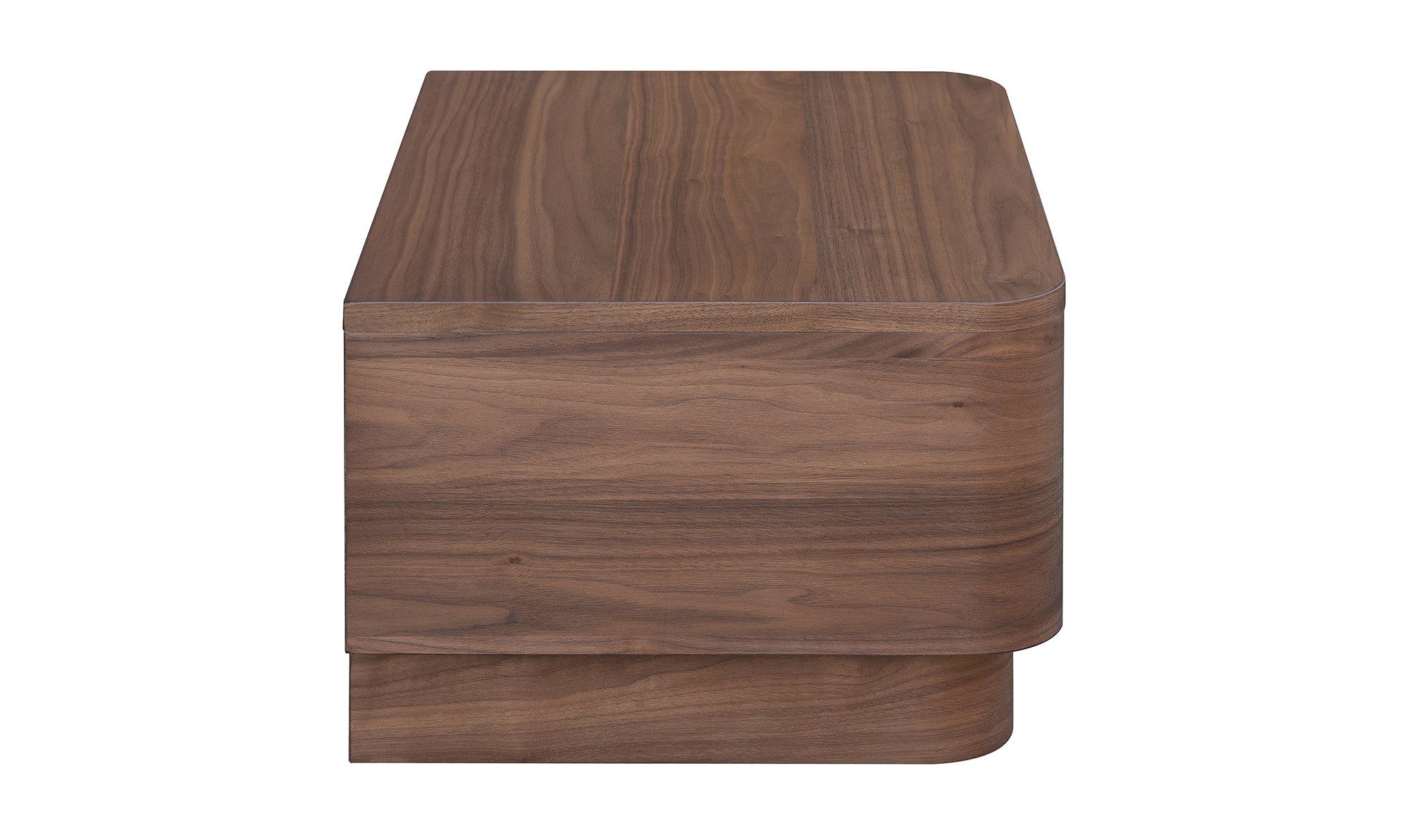 Curve Nightstand - Walnut 14 - FURNITURE - nightstand Moe's Furniture
