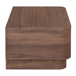 Curve Nightstand - Walnut 14 - FURNITURE - nightstand Moe's Furniture