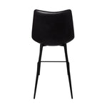 Set of Two Izzy Bar/Counter Stools - Black - Rug & Weave