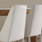 Set of Two Nori Dining Chairs - White - Rug & Weave