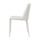 Set of Two Nori Dining Chairs - White - Rug & Weave