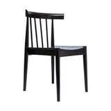 Set of Two Rosedale Dining Chair - Black - Rug & Weave