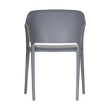 Set of Two Fara Outdoor Dining Chair - Grey