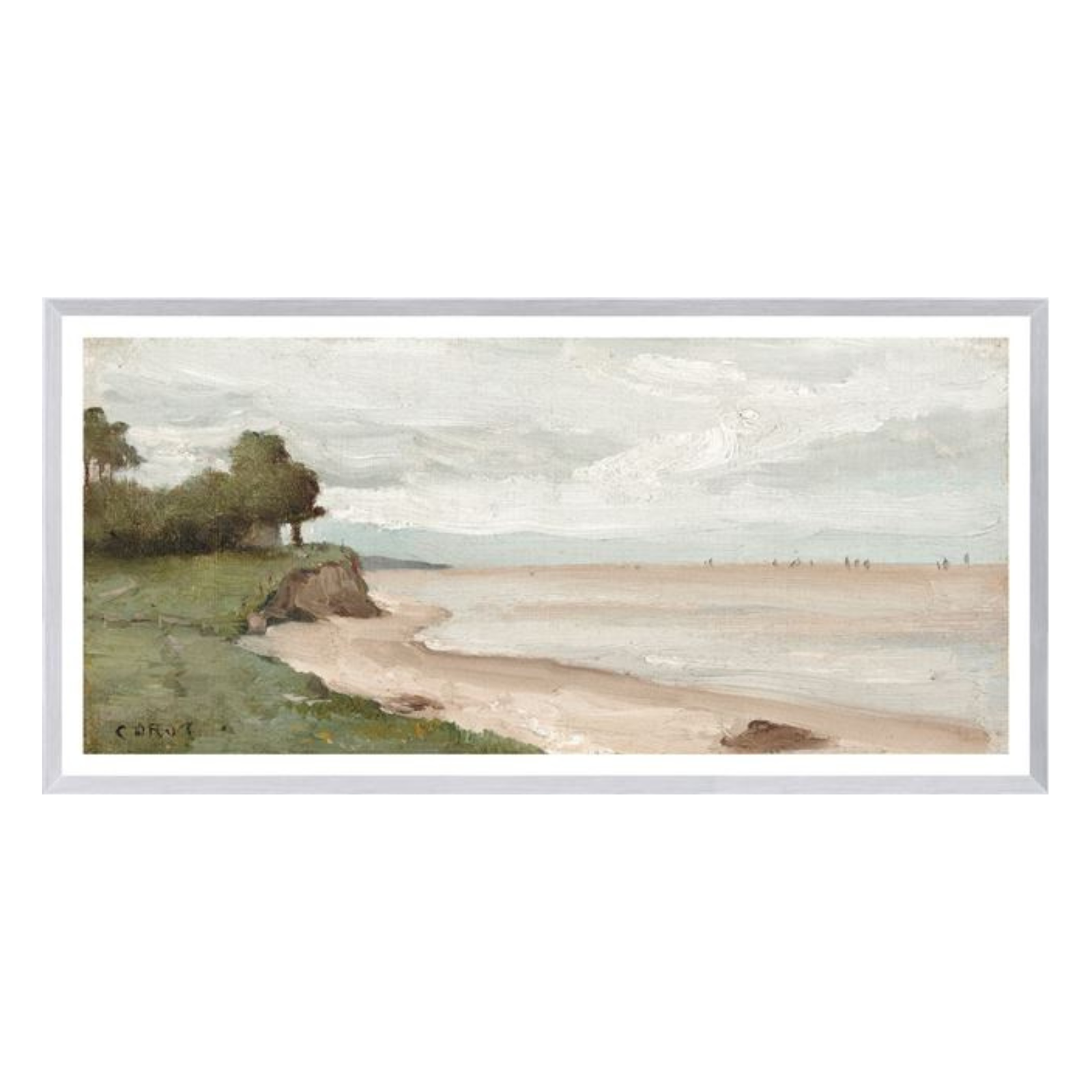 “Sandy Beach” Framed Art Print