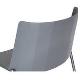 Set of Two Villa Outdoor Dining Chair - Grey