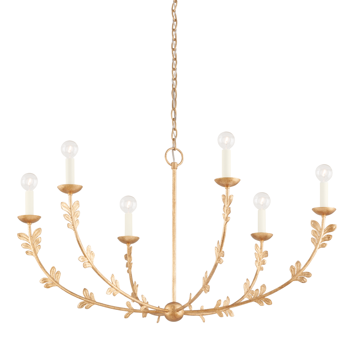 Florian Chandelier Large LIGHTING - chandelier Hudson Valley Lighting Vintage Gold Leaf