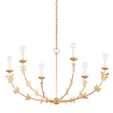 Florian Chandelier Large LIGHTING - chandelier Hudson Valley Lighting Vintage Gold Leaf