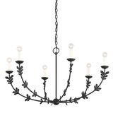 Florian Chandelier Large LIGHTING - chandelier Hudson Valley Lighting Black Iron