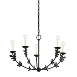 Florian Chandelier Small LIGHTING - chandelier Hudson Valley Lighting Black Iron