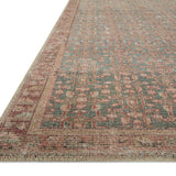 Angela Rose x Loloi Aubrey Blue/ Terracotta Rug 0-RUGS Loloi
