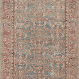 Angela Rose x Loloi Aubrey Blue/ Terracotta Rug 0-RUGS Loloi