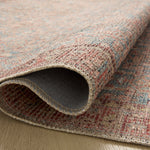 Angela Rose x Loloi Aubrey Blue/ Terracotta Rug 0-RUGS Loloi