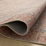 Angela Rose x Loloi Aubrey Blue/ Terracotta Rug 0-RUGS Loloi