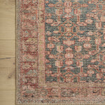 Angela Rose x Loloi Aubrey Blue/ Terracotta Rug 0-RUGS Loloi