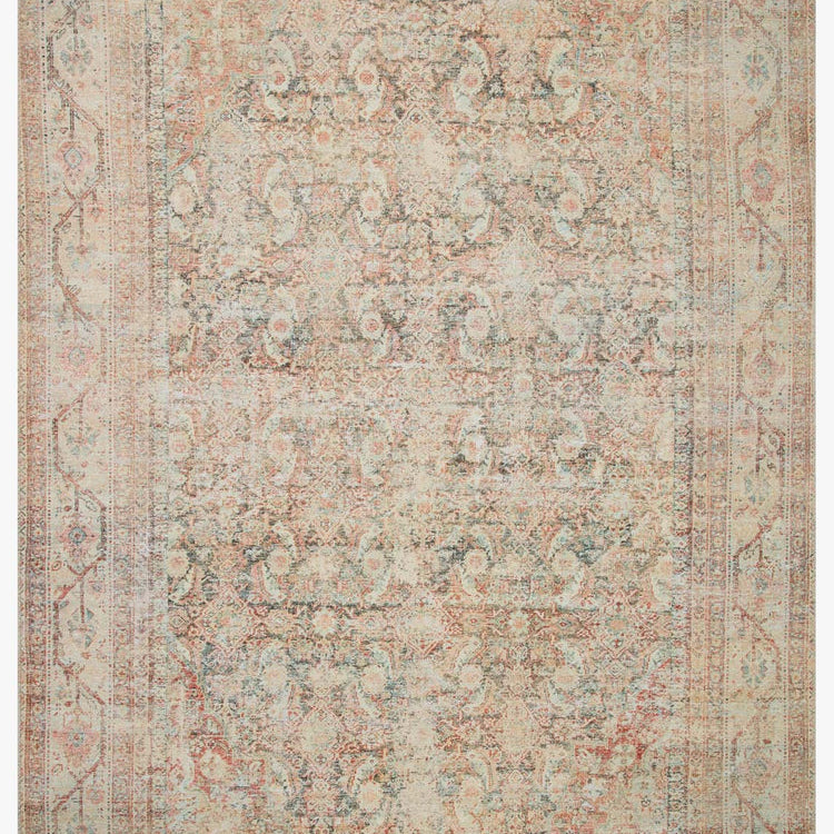 Loloi Adrian Natural / Apricot Rug 1-RUGS-patterned Loloi