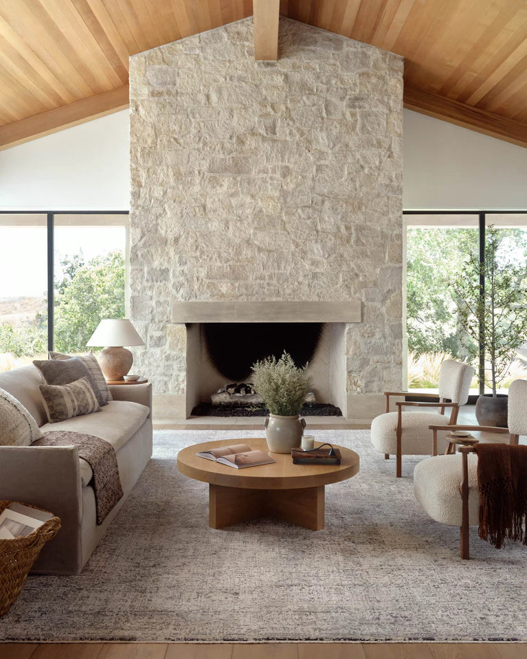 Amber Lewis x Loloi Alie Stone / Mist Rug 0-patterned rugs Loloi