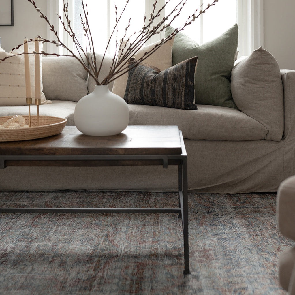 Chris Loves Julia x Loloi Jules Lagoon / Brick Rug 0-patterned Loloi
