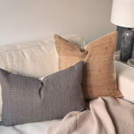 Mocha Tussar Pillow Cover 1 - PILLOWS - Tussar - neutral Rug & Weave Pillows