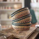 Small Pinwheel Handmade Basket basket Mayan Hands (Faire)
