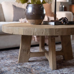 Lennon Round Coffee Table 4 - b - FURNITURE - coffee table - round Hauer Market