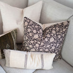 Mica Floral Pillow Cover 00-1 - PILLOWS - block print - neutral Rug & Weave Pillows