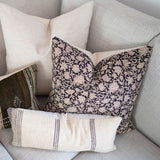 Mica Floral Pillow Cover 00-1 - PILLOWS - block print - neutral Rug & Weave Pillows