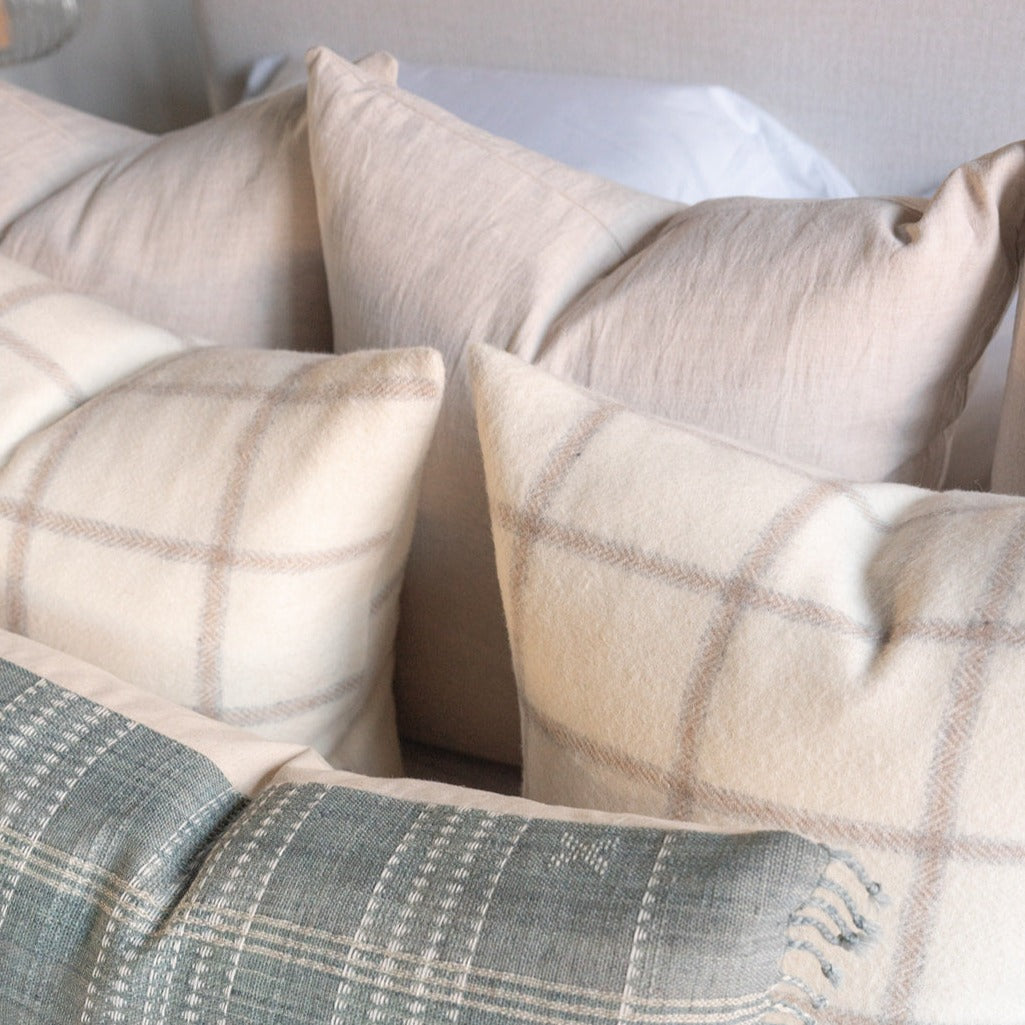 PRE ORDER - Oatmeal Linen Pillow Cover 1 - PILLOWS - linen - neutral Rug & Weave Pillows