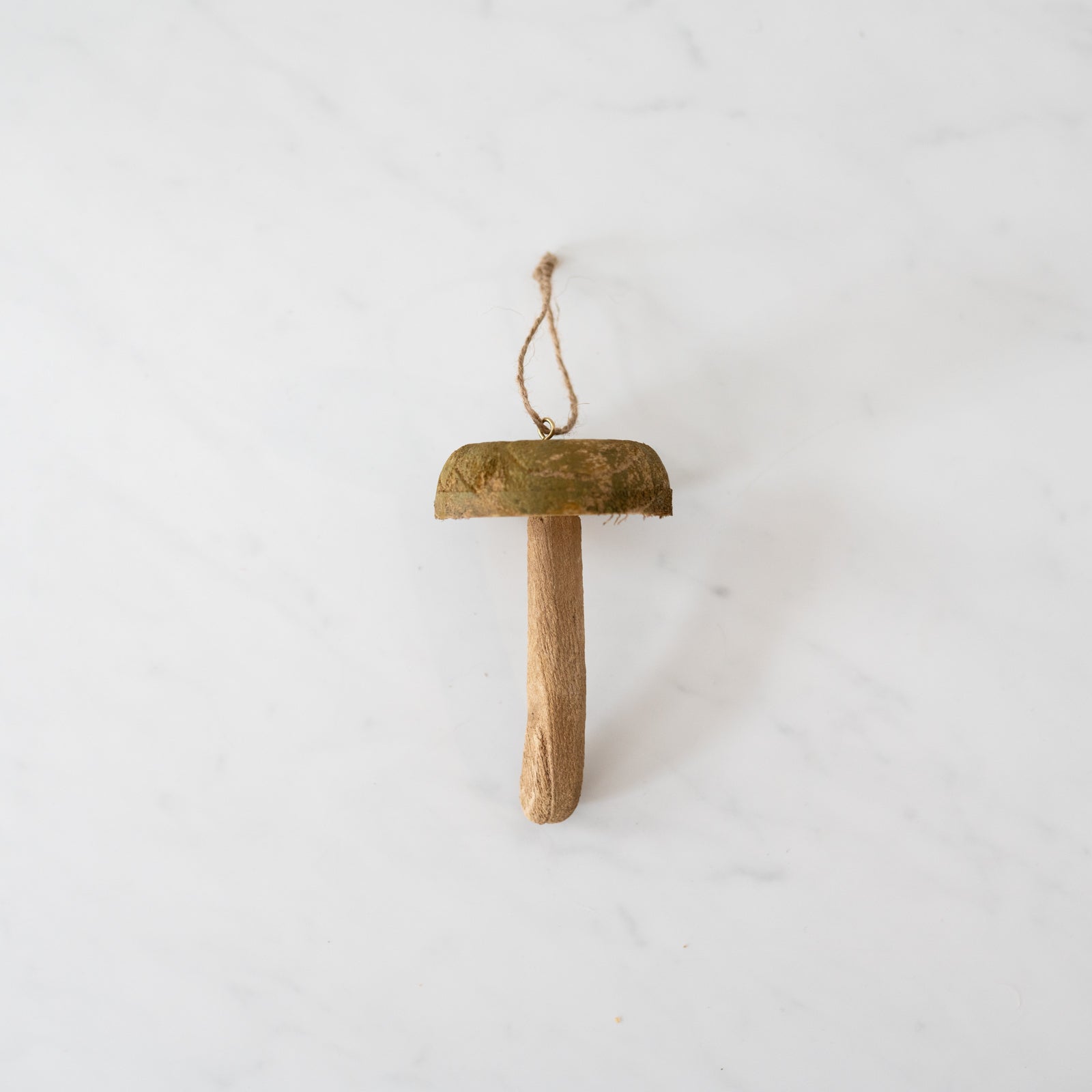 Wood Mushroom Ornament CHRISTMAS 2021 - ornament Rug & Weave brown