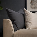 Charcoal Linen Pillow Cover 1 - PILLOWS - linen - neutral Rug & Weave Pillows