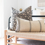 Mica Floral Pillow Cover 00-1 - PILLOWS - block print - neutral Rug & Weave Pillows