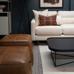 Aiden Ottoman / Tan 6 - FURNITURE - ottoman Sunpan