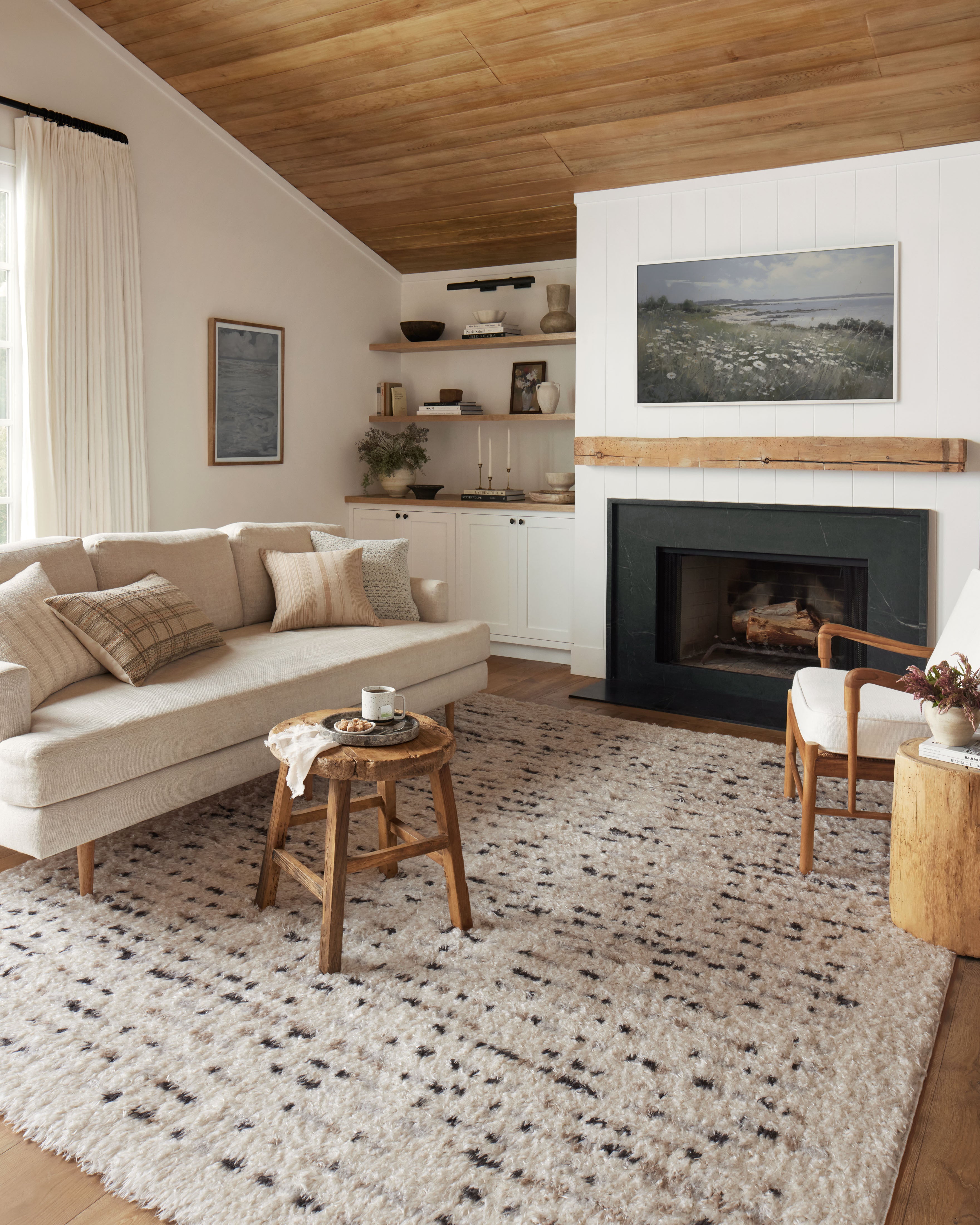Angela Rose x Loloi Amira Ivory / Multi Rug 0-RUGS-patterned Loloi