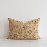 Antique Ajrak Pillow Cover 2 - PILLOWS - block print - warm Rug & Weave Pillows 14" x 20"