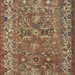 Magnolia Home by Joanna Gaines x Loloi Banks Brick / Ivory Rug 1 - RUGS - patterned Loloi