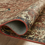 Magnolia Home by Joanna Gaines x Loloi Banks Brick / Ivory Rug 1 - RUGS - patterned Loloi
