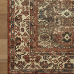 Magnolia Home by Joanna Gaines x Loloi Banks Brick / Ivory Rug 1 - RUGS - patterned Loloi