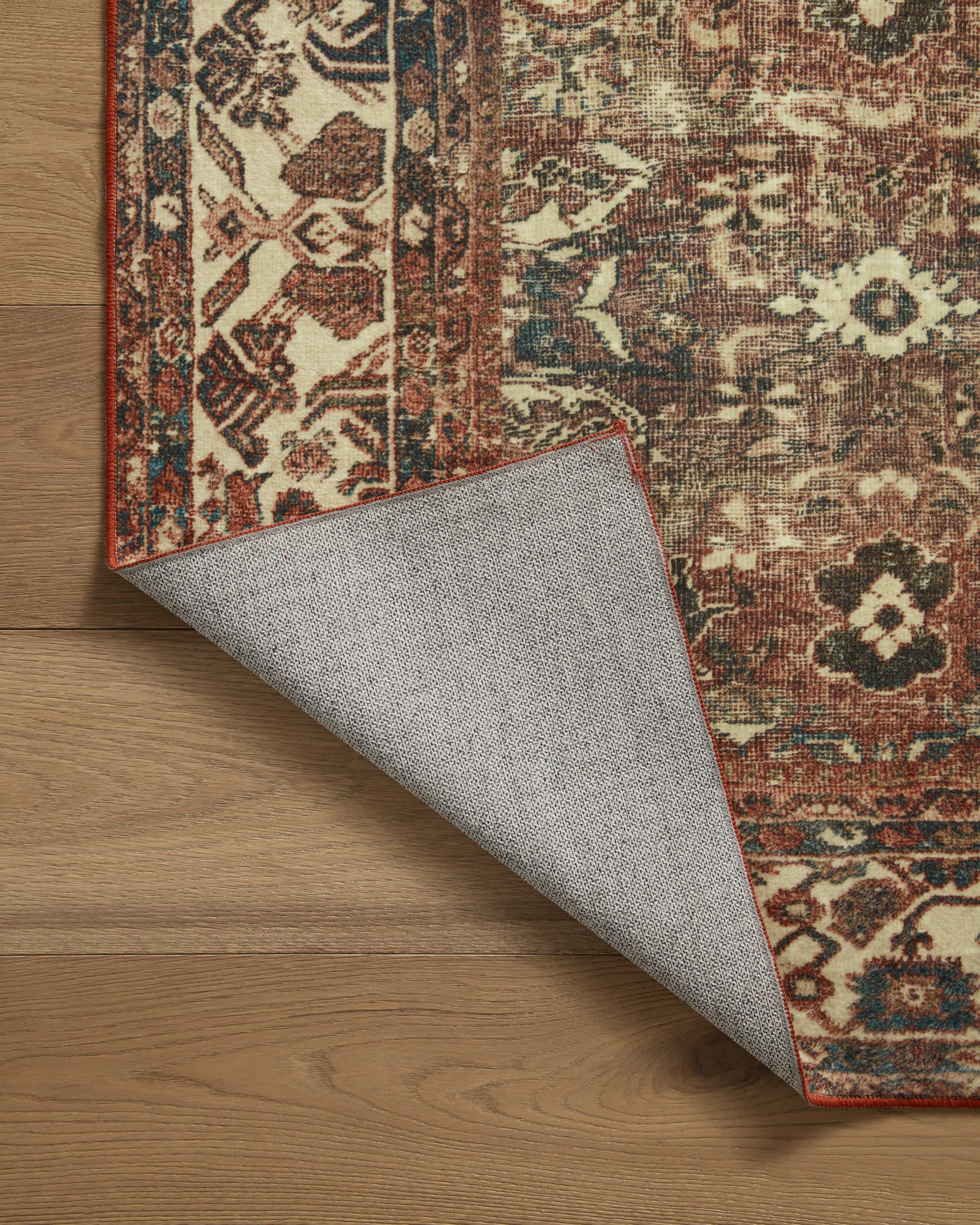 Magnolia Home by Joanna Gaines x Loloi Banks Brick / Ivory Rug 1 - RUGS - patterned Loloi