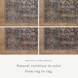 OVERSTOCK - Loloi Billie Ink / Salmon Rug - 8’6” x 11’6” IN STORE - Sale Rugs Loloi
