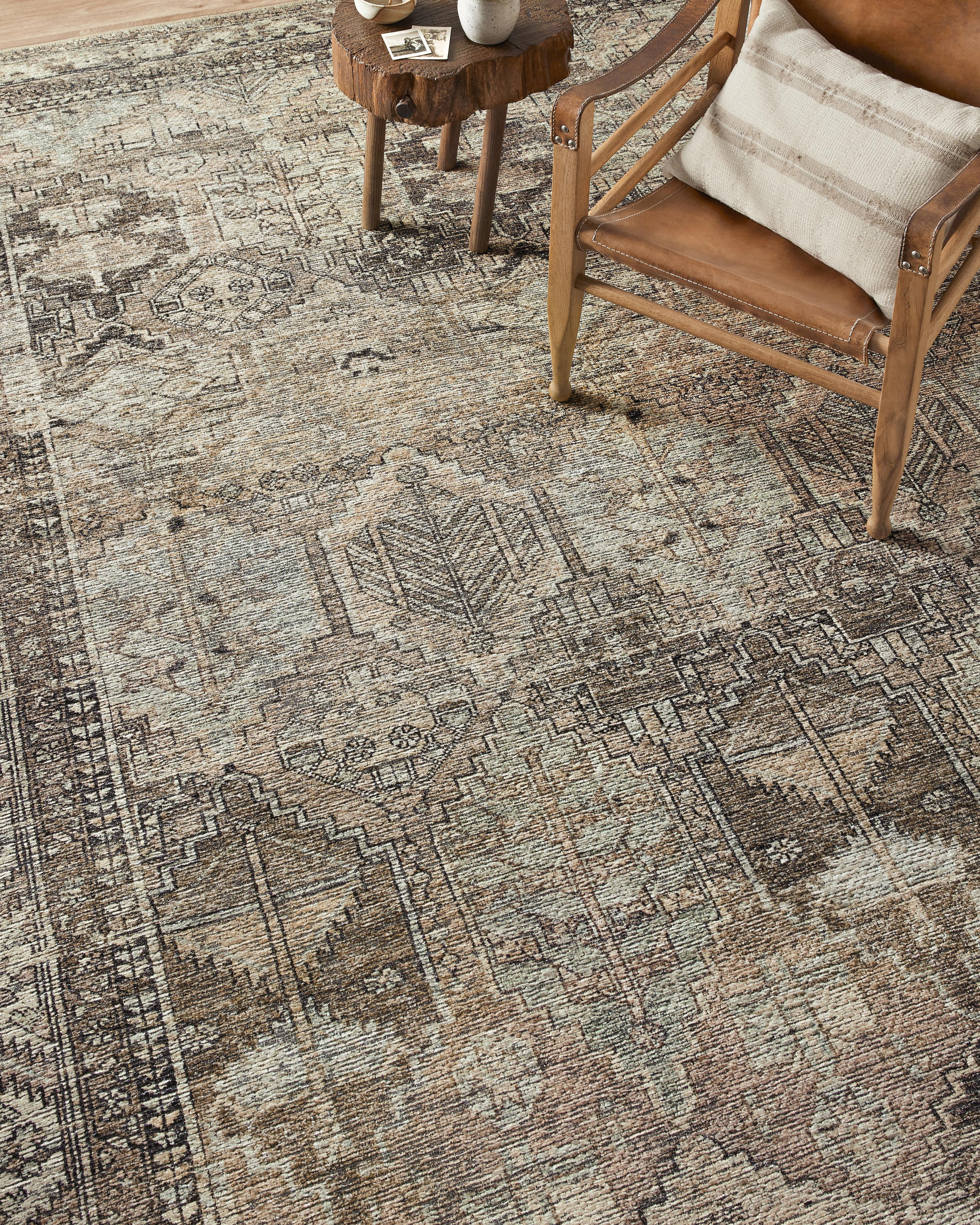 Amber Lewis x Loloi Billie Clay / Sage Rug 0-patterned rugs Loloi