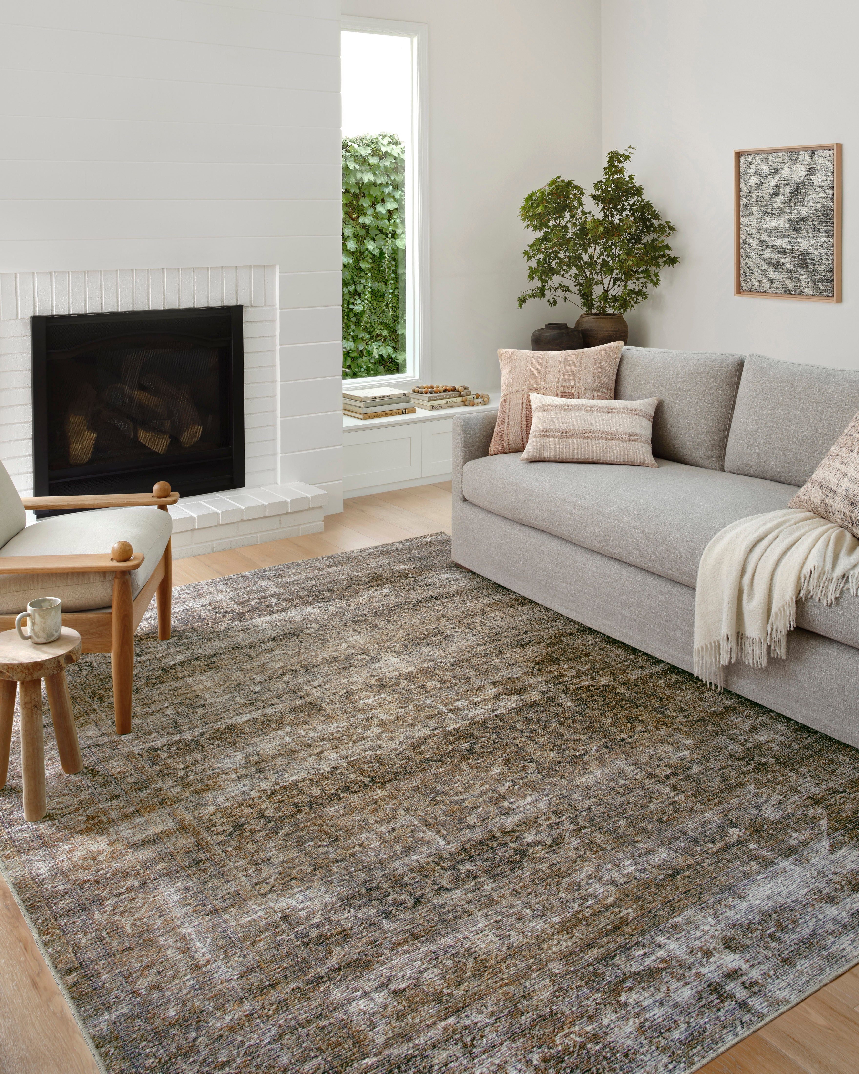 Amber Lewis x Loloi Billie Tobacco / Rust Rug 0-patterned rugs Loloi