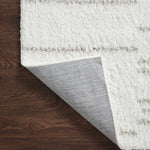 Loloi Bliss Shag White / Grey Rug - Rug & Weave