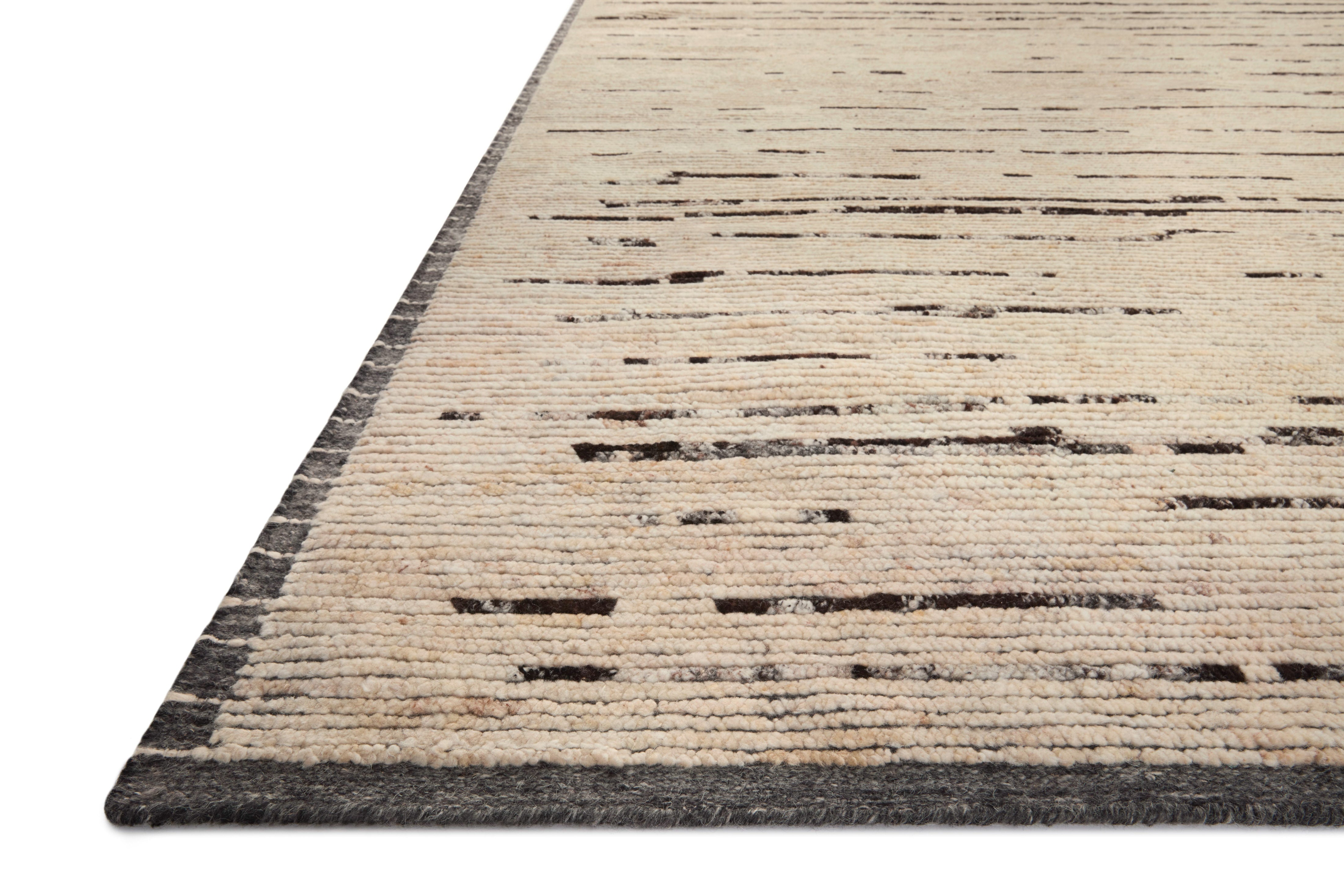 Amber Lewis x Loloi Briyana Natural / Black 1-natural fibre rugs Loloi